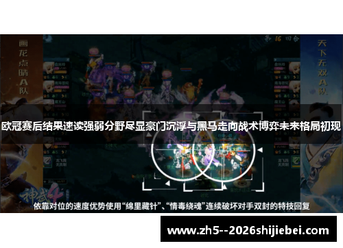 欧冠赛后结果速读强弱分野尽显豪门沉浮与黑马走向战术博弈未来格局初现